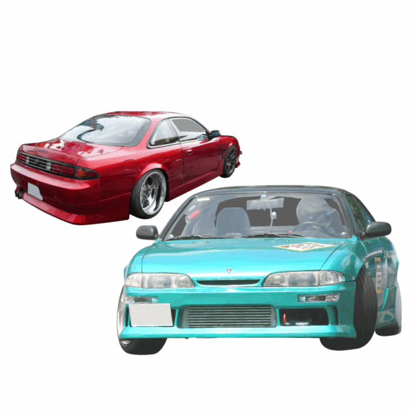 ModeloDrive FRP MSPO Body Kit 4pc > Nissan 240SX (S14) 1997-1998 - Image 2