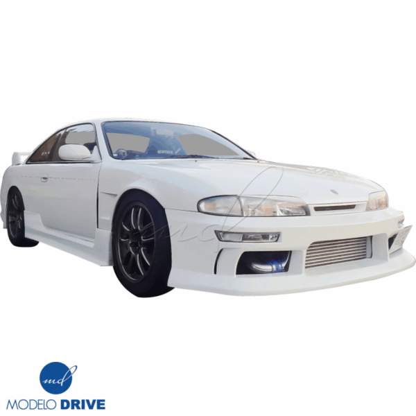 ModeloDrive FRP MSPO Front Bumper > Nissan 240SX (S14) 1995-1996 - Image 2