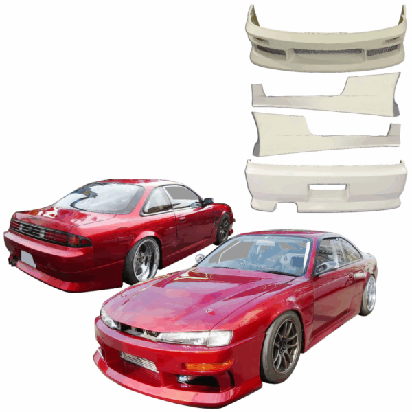 ModeloDrive FRP MSPO Body Kit 4pc > Nissan 240SX (S14) 1995-1996 - Image 3