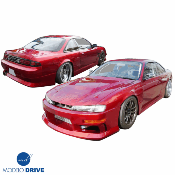 ModeloDrive FRP MSPO Body Kit 4pc > Nissan 240SX (S14) 1995-1996 - Image 4