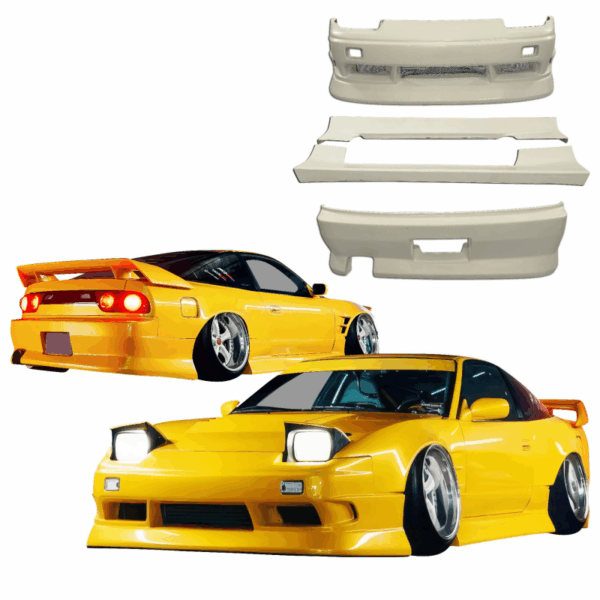 ModeloDrive FRP BSPO v2 Body Kit 4pc > Nissan 240SX 1989-1994 > 3dr Hatch - Image 2