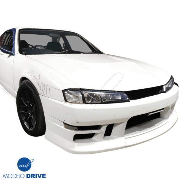 ModeloDrive FRP WSQU Front Bumper > Nissan 240SX (S14) 1997-1998 - Image 3