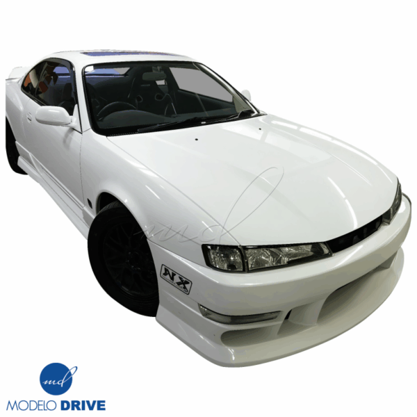 ModeloDrive FRP WSQU Front Bumper > Nissan 240SX (S14) 1997-1998 - Image 5