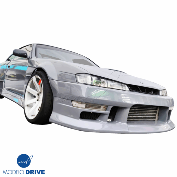 ModeloDrive FRP WSQU Front Bumper > Nissan 240SX (S14) 1997-1998 - Image 7