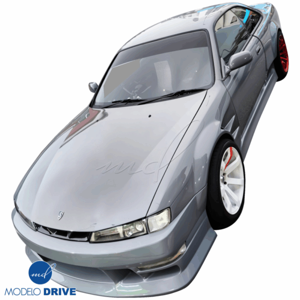 ModeloDrive FRP WSQU Front Bumper > Nissan 240SX (S14) 1997-1998 - Image 8