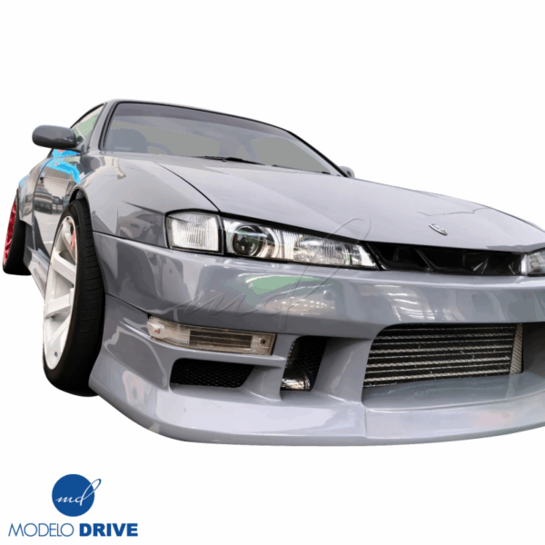 ModeloDrive FRP WSQU Front Bumper > Nissan 240SX (S14) 1997-1998 - Image 9