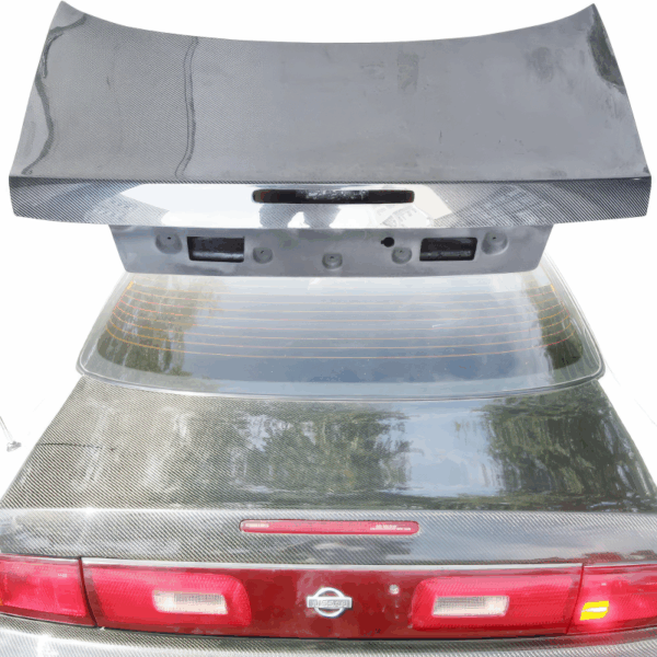 ModeloDrive Carbon Fiber OER Trunk w Hole > Nissan 240SX (S14) 1995-1998