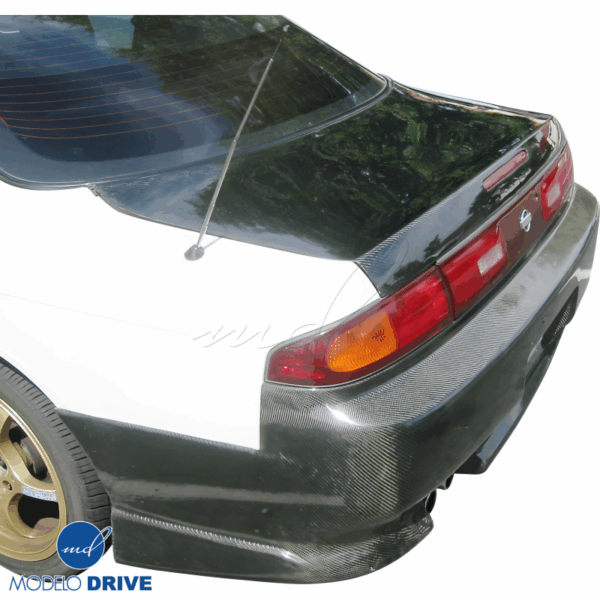 ModeloDrive Carbon Fiber OER Trunk w Hole > Nissan 240SX (S14) 1995-1998 - Image 7