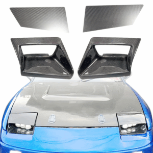 ModeloDrive Carbon Fiber SMAD Headlight Housings 4pc > Nissan 240SX 1989-1994> 2/3dr