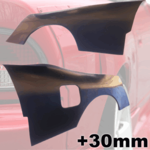 VSaero FRP MSPO Wide Body Fenders (rear) 30mm for Nissan 240SX 1989-1994 > 3dr Hatch