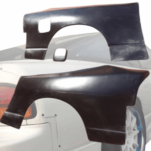 VSaero FRP MSPO Wide Body Fenders (rear) w Gas Cap 50mm for Nissan 240SX 1989-1994 > 3dr Hatch