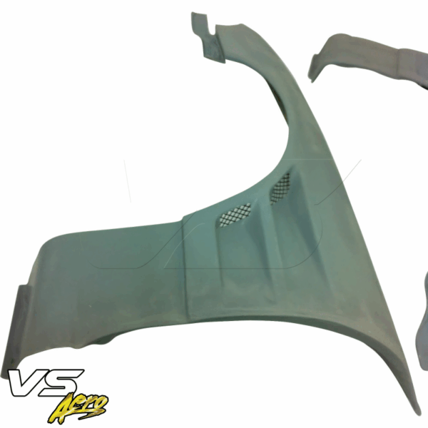 VSaero FRP DMA D1 Wide Body 30mm Fenders (front) for Nissan 240SX (S14) 1995-1996 - Image 3