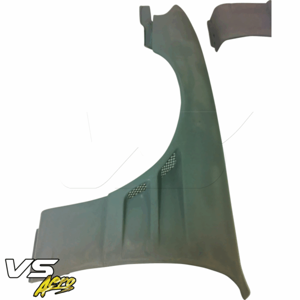 VSaero FRP DMA D1 Wide Body 30mm Fenders (front) for Nissan 240SX (S14) 1995-1996 - Image 6