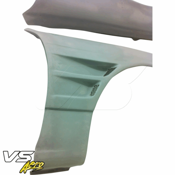 VSaero FRP DMA D1 Wide Body 30mm Fenders (front) for Nissan 240SX (S14) 1995-1996 - Image 12