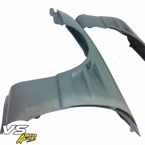 VSaero FRP DMA D1 Wide Body 30mm Fenders (front) for Nissan 240SX (S14) 1995-1996 - Image 21