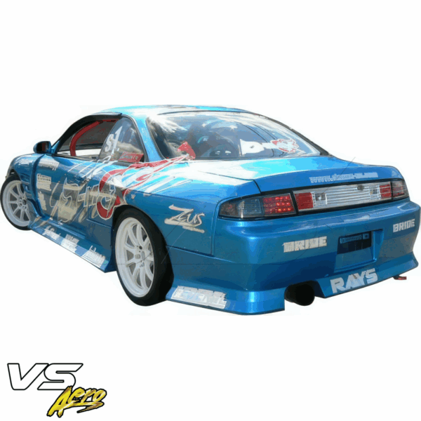 VSaero FRP DMA D1 Wide Body 30mm Fenders (front) for Nissan 240SX (S14) 1997-1998 - Image 5