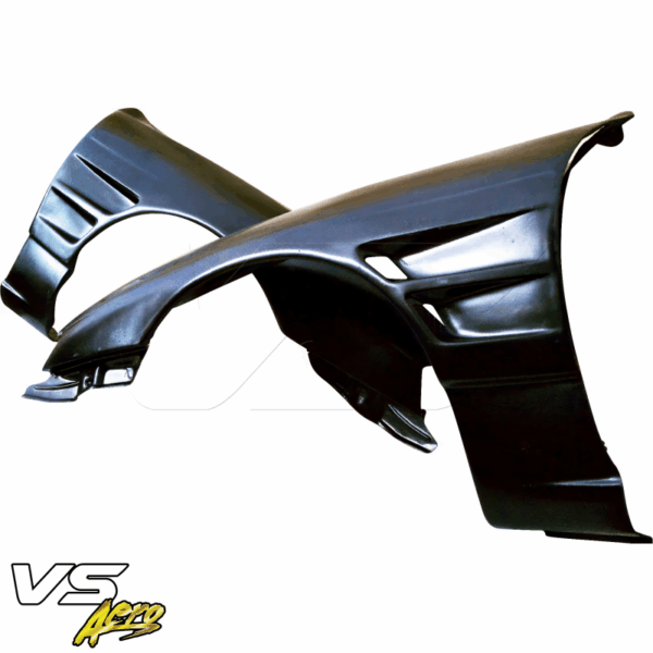 VSaero FRP DMA D1 Wide Body 30mm Fenders (front) for Nissan 240SX (S14) 1997-1998 - Image 9
