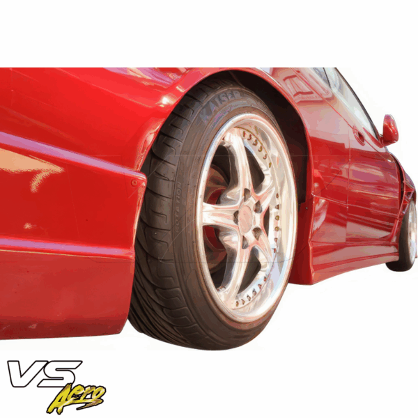 VSaero FRP DMA D1 Wide Body 30mm Fenders (front) for Nissan 240SX (S14) 1997-1998 - Image 21