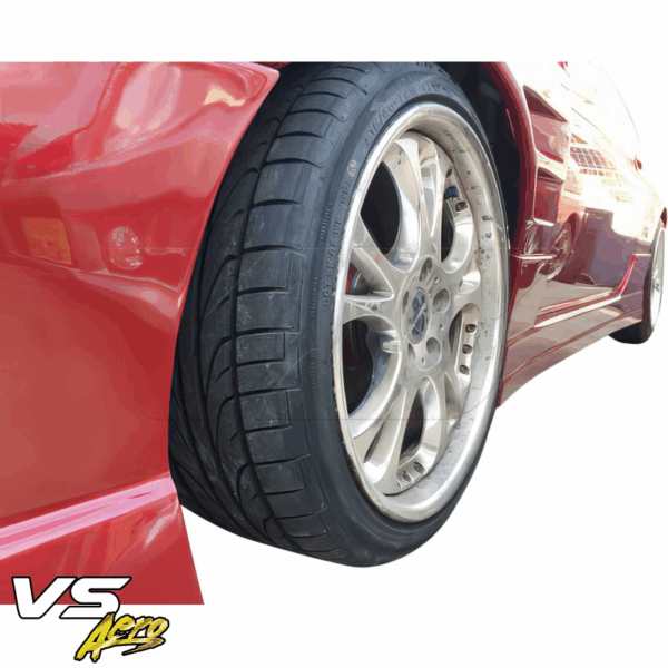 VSaero FRP DMA D1 Wide Body 30mm Fenders (front) for Nissan 240SX (S14) 1997-1998 - Image 22