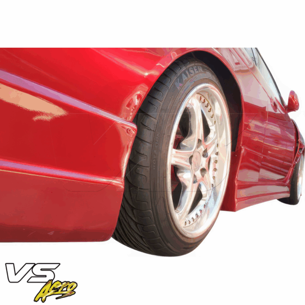VSaero FRP DMA D1 Wide Body 30mm Fenders (front) for Nissan 240SX (S14) 1997-1998 - Image 23