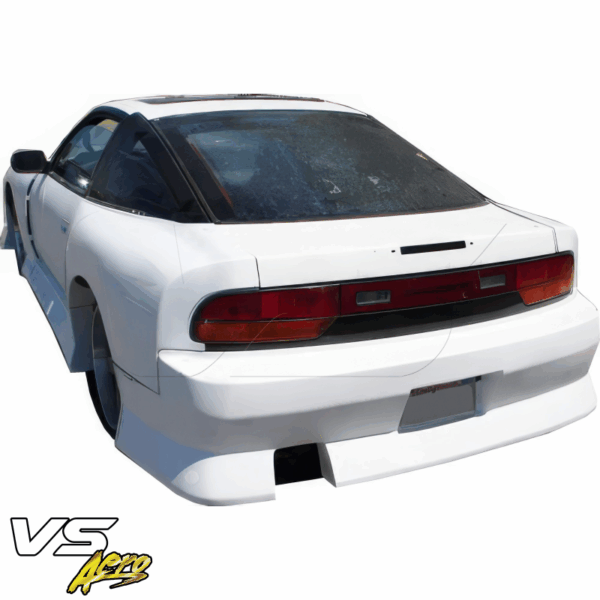VSaero FRP BSPO Blister Wide Body Rear Bumper for Nissan 240SX 1989-1994 > 3dr Hatch - Image 2