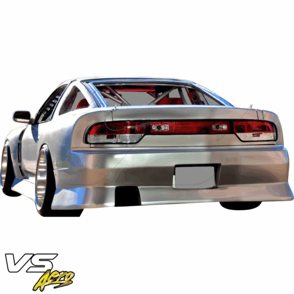 VSaero FRP BSPO Blister Wide Body Rear Bumper for Nissan 240SX 1989-1994 > 3dr Hatch - Image 3