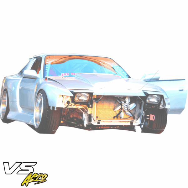 VSaero FRP BSPO Blister Wide Body Side Skirts for Nissan 240SX 1989-1994 > 2/3dr - Image 6