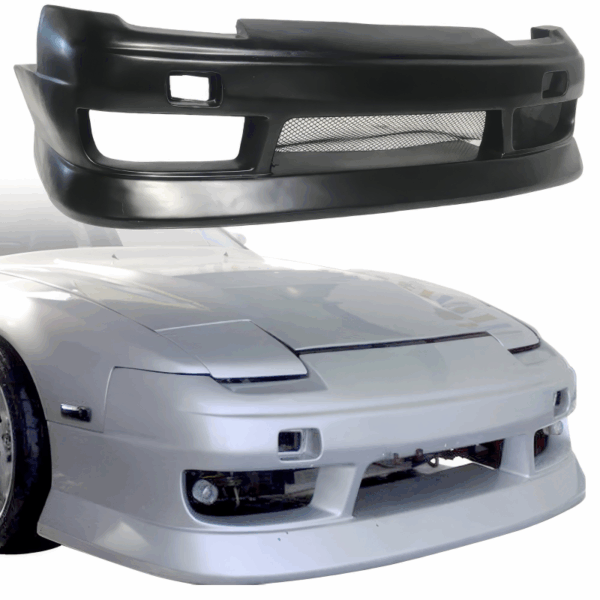 VSaero FRP BSPO Blister Wide Body Front Bumper for Nissan 240SX 1989-1994 > 2/3dr - Image 4