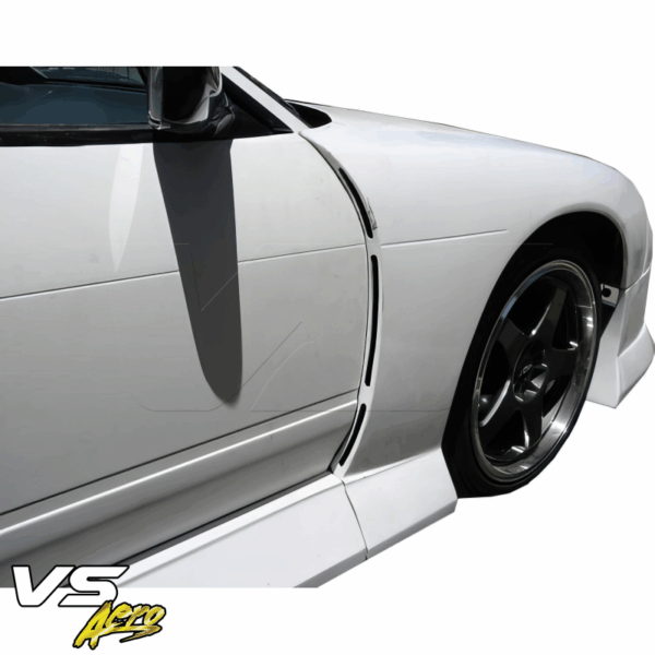 VSaero FRP BSPO Blister Wide Body 50mm Fenders (front) for Nissan 240SX 1989-1994 > 2/3dr - Image 2