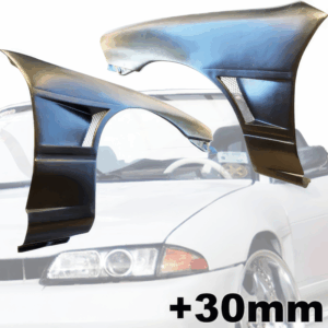 VSaero FRP MSPO R32 Wide Body 30mm Conversion Fenders (front) for Nissan 240SX 1989-1994 > 2/3dr