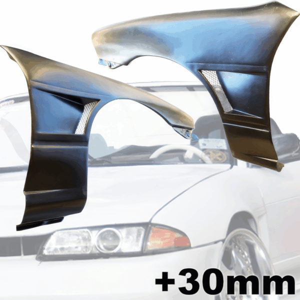 VSaero FRP MSPO R32 Wide Body 30mm Conversion Fenders (front) for Nissan 240SX 1989-1994 > 2/3dr