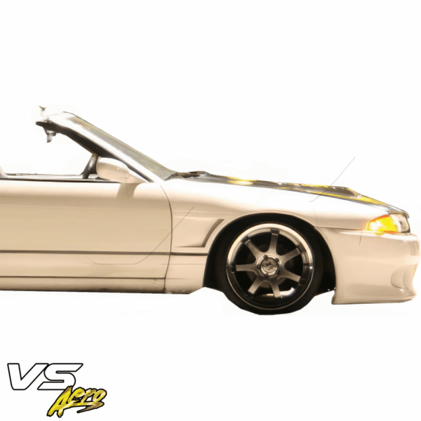 VSaero FRP MSPO R32 Wide Body 30mm Conversion Fenders (front) for Nissan 240SX 1989-1994 > 2/3dr - Image 8