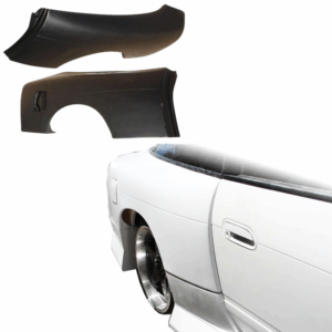 VSaero FRP BSPO Blister Wide Body 70mm Fenders (rear) for Nissan 240SX 1989-1994 > 3dr Hatch
