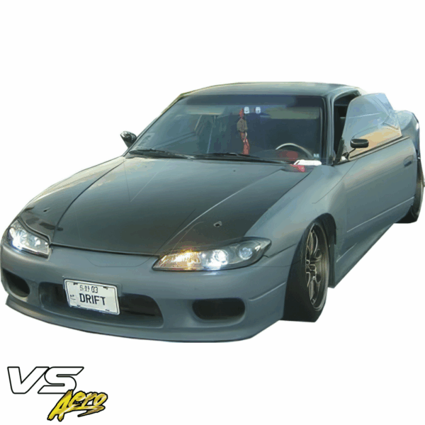 VSaero FRP YANA S13.5 Conversion Fenders (front) for Nissan 240SX 1989-1994 - Image 7