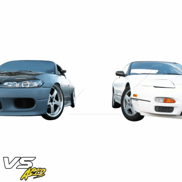 VSaero FRP YANA S13.5 Conversion Fenders (front) for Nissan 240SX 1989-1994 - Image 9