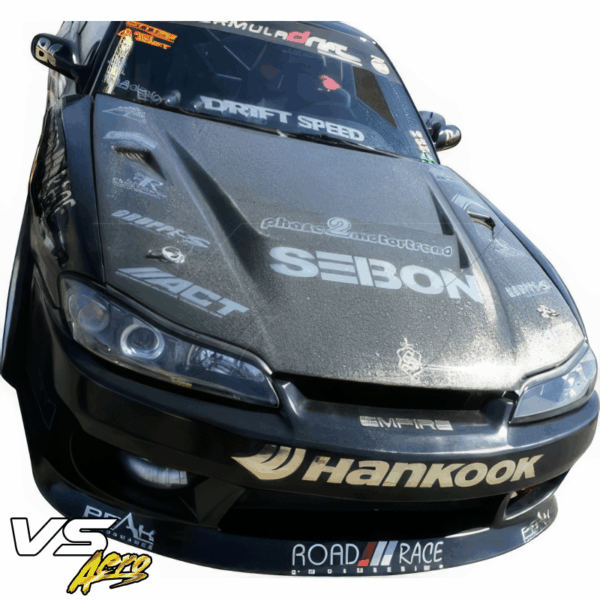 VSaero FRP YANA S13.5 Conversion Fenders (front) for Nissan 240SX 1989-1994 - Image 19