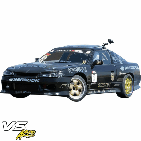 VSaero FRP YANA S13.5 Conversion Fenders (front) for Nissan 240SX 1989-1994 - Image 24