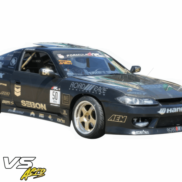 VSaero FRP YANA S13.5 Conversion Fenders (front) for Nissan 240SX 1989-1994 - Image 27