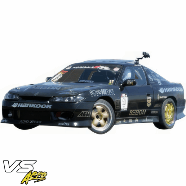 VSaero FRP YANA S13.5 Conversion Fenders (front) for Nissan 240SX 1989-1994 - Image 39
