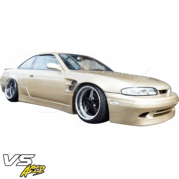 VSaero FRP SMAD Wide Body Fenders (front) 30mm for Nissan 240SX (S14) 1995-1996 - Image 2