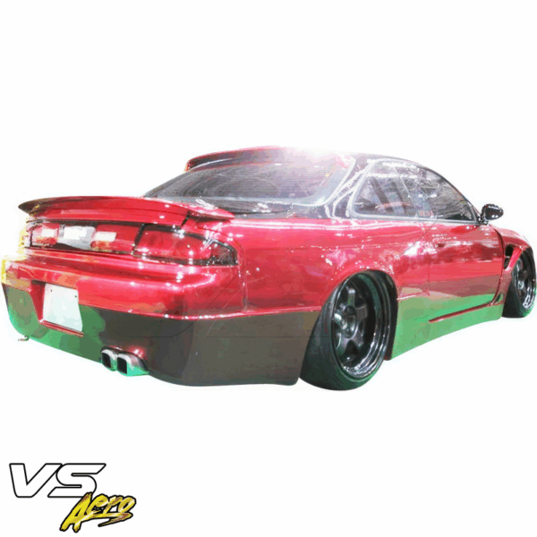 VSaero FRP SMAD Wide Body Fenders (front) 30mm for Nissan 240SX (S14) 1995-1996 - Image 4