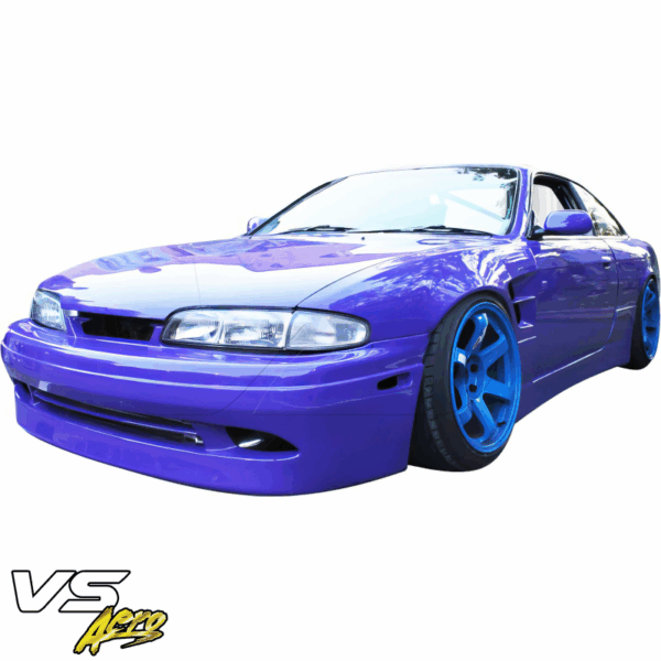 VSaero FRP SMAD Wide Body Fenders (front) 30mm for Nissan 240SX (S14) 1995-1996 - Image 6