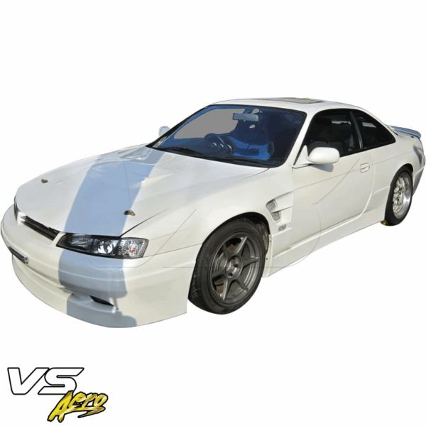 VSaero FRP SMAD Wide Body Fenders (front) 30mm for Nissan 240SX (S14) 1997-1998 - Image 2
