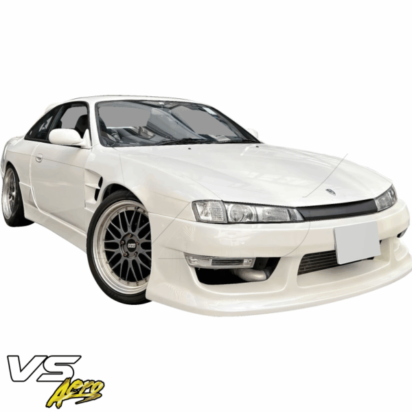 VSaero FRP SMAD Wide Body Fenders (front) 30mm for Nissan 240SX (S14) 1997-1998 - Image 5
