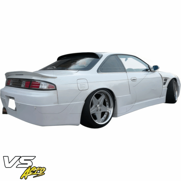 VSaero FRP SMAD Wide Body Fenders (front) 30mm for Nissan 240SX (S14) 1997-1998 - Image 6