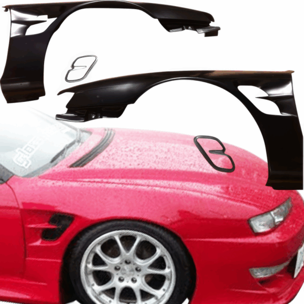 VSaero FRP SMAD Wide Body Fenders (front) 30mm for Nissan 240SX (S14) 1997-1998 - Image 8