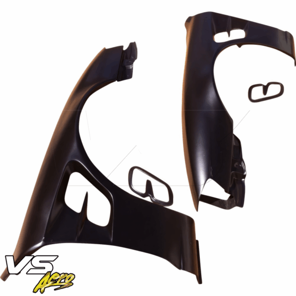 VSaero FRP SMAD Wide Body Fenders (front) 30mm for Nissan 240SX (S14) 1997-1998 - Image 10