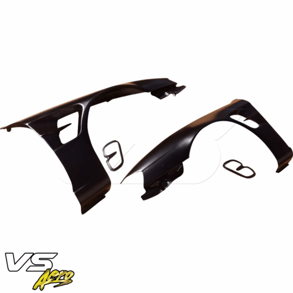 VSaero FRP SMAD Wide Body Fenders (front) 30mm for Nissan 240SX (S14) 1997-1998 - Image 11