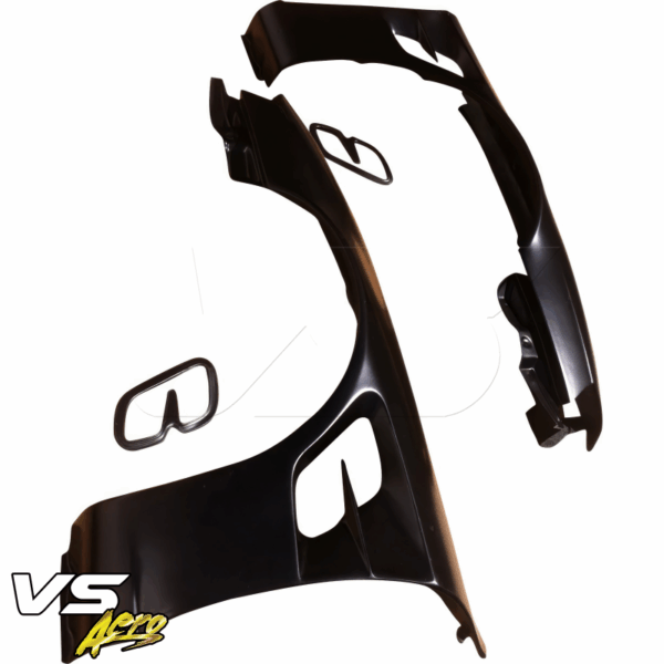 VSaero FRP SMAD Wide Body Fenders (front) 30mm for Nissan 240SX (S14) 1997-1998 - Image 13