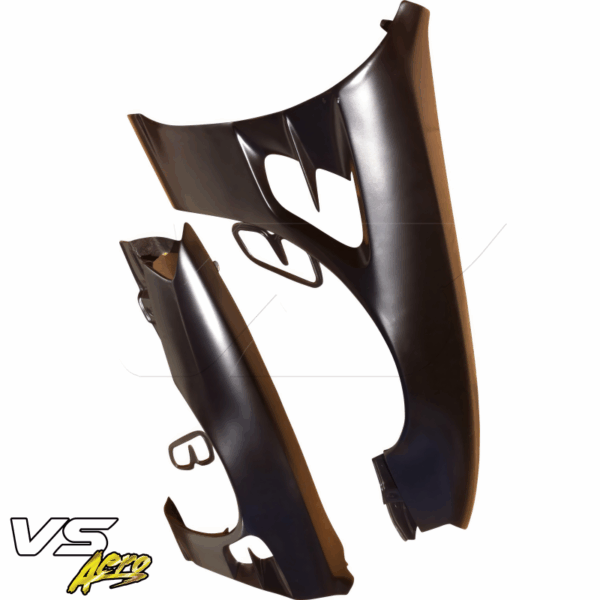VSaero FRP SMAD Wide Body Fenders (front) 30mm for Nissan 240SX (S14) 1997-1998 - Image 16